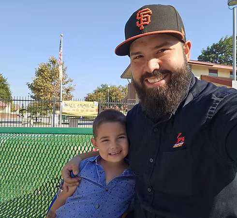 daddy and jacob